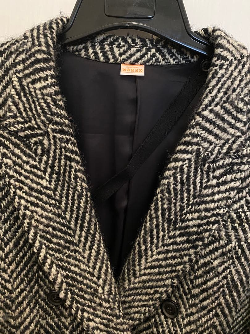 MAISON EUREKA ヘリンボーン オフィサーコート