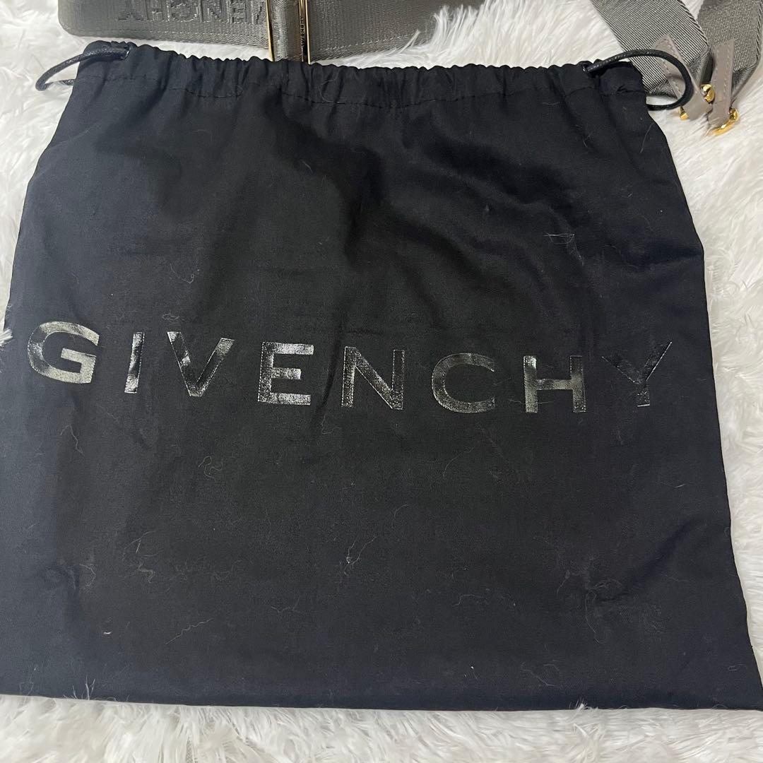 極美品 GIVENCHY ミニトートバッグ ショルダーバッグ グレー×ピンク