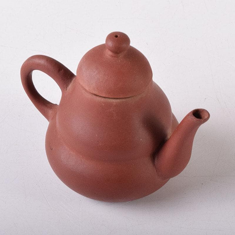 中国　紫砂　朱泥　小さな急須　茶壷　在銘　C　R7935 中国 紫砂 朱泥 小さな急須 茶壷 在銘 C R7935