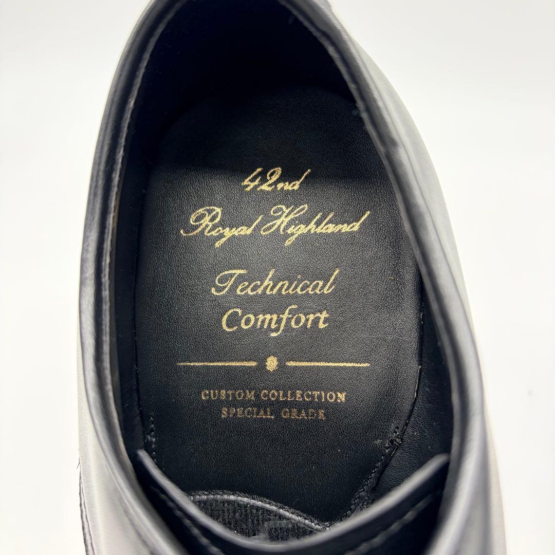 【展示品】42ND  HIGHLAND ストレートチップ 26cm 黒