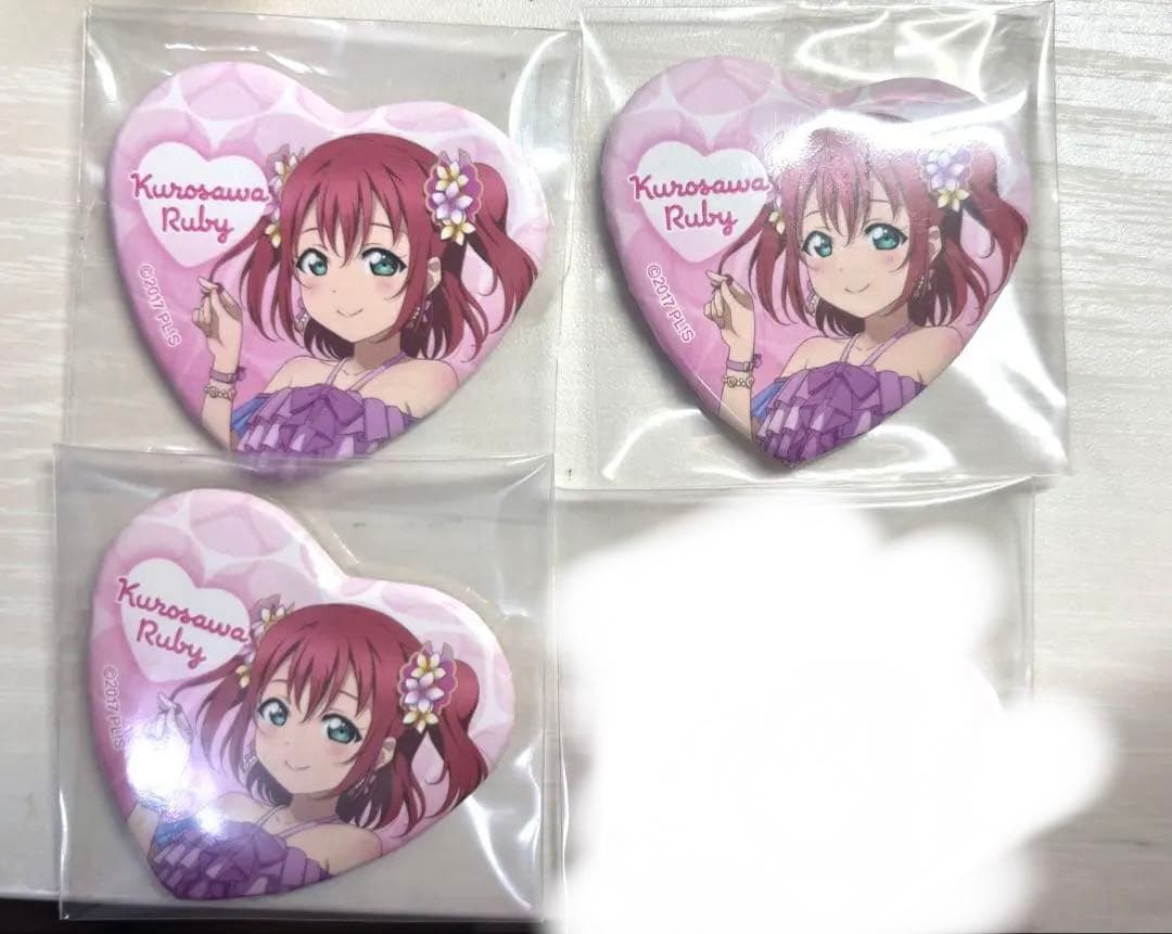 ラブライブ！サンシャイン！！黒澤ルビィ 缶バッジ Aqours 展覧会 9