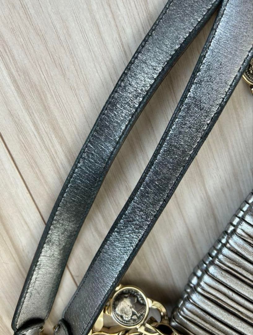 BVLGARI ブルガリ モネーテ　ハンドバッグ　チェーントート　ナッパプリセ