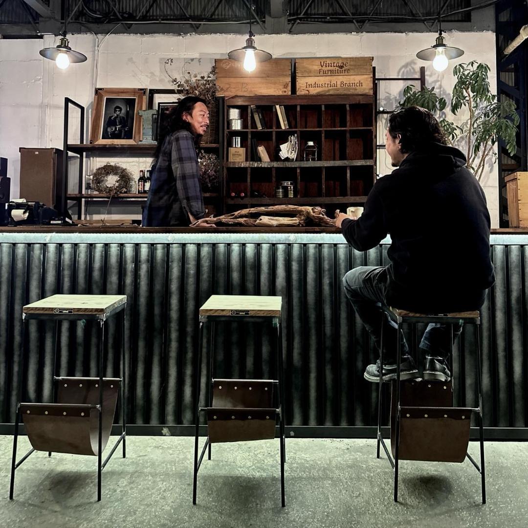 インダストリアルブランチ【カウンターチェア（展示品）】アイアン家具