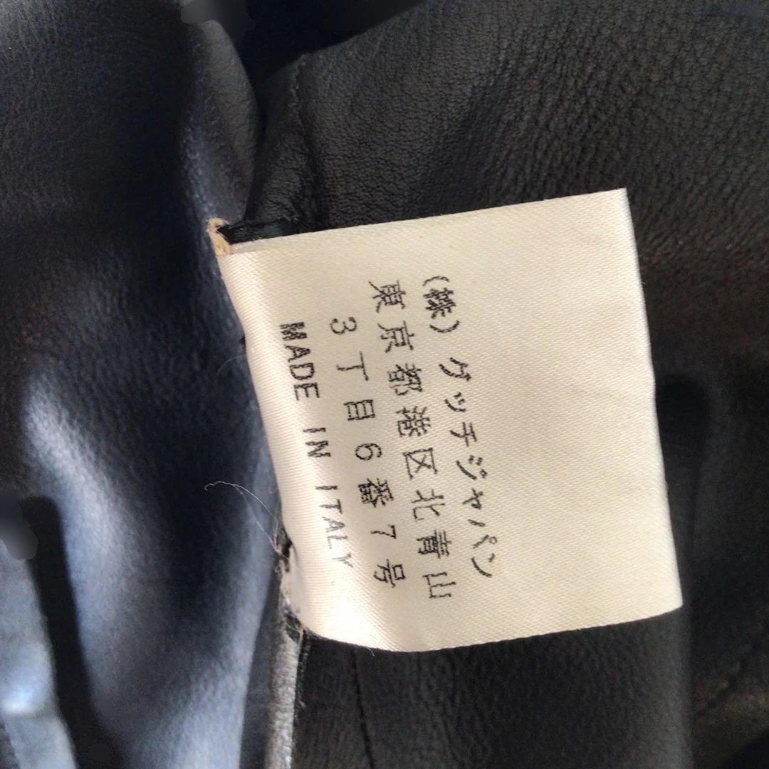 グッチGUCCI スウェード シングルライダース サイズ48 - メルカリ