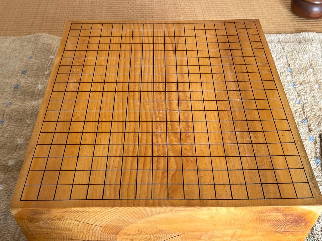 宮崎県産 高級囲碁盤 上質素材 へそ 脚付き