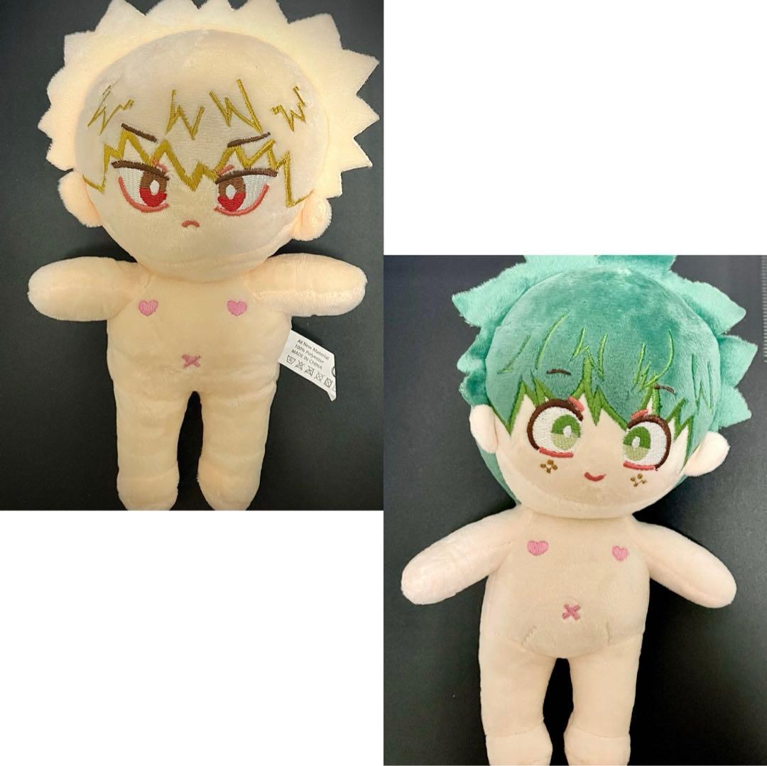 爆豪勝己 緑谷出久 着せ替えぬいぐるみ - メルカリ