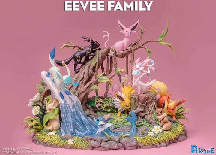 ポケモン 海外ガレージキット イーブイファミリー ブイズ
