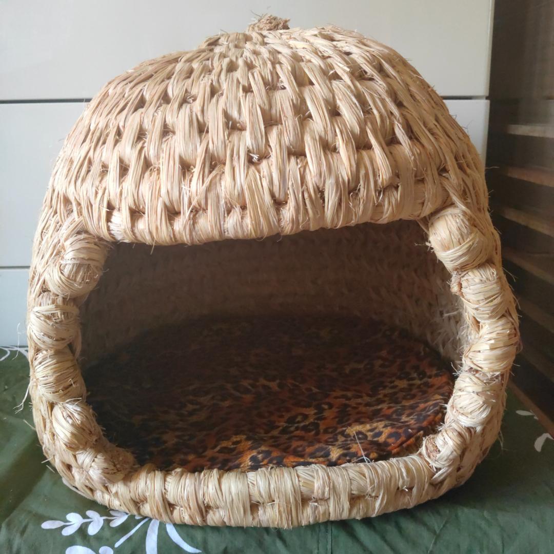 猫ちぐら 猫つぐら 大きめサイズ 奥会津（三島町）の手作り品