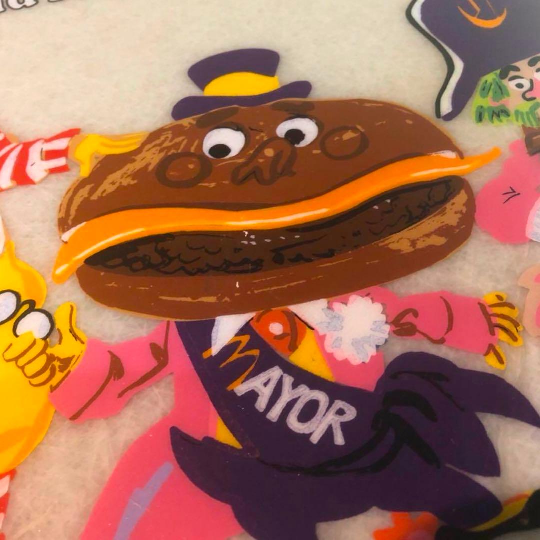 スーパーレア1974年マクドナルドランドキャラクタートレー看板店舗用