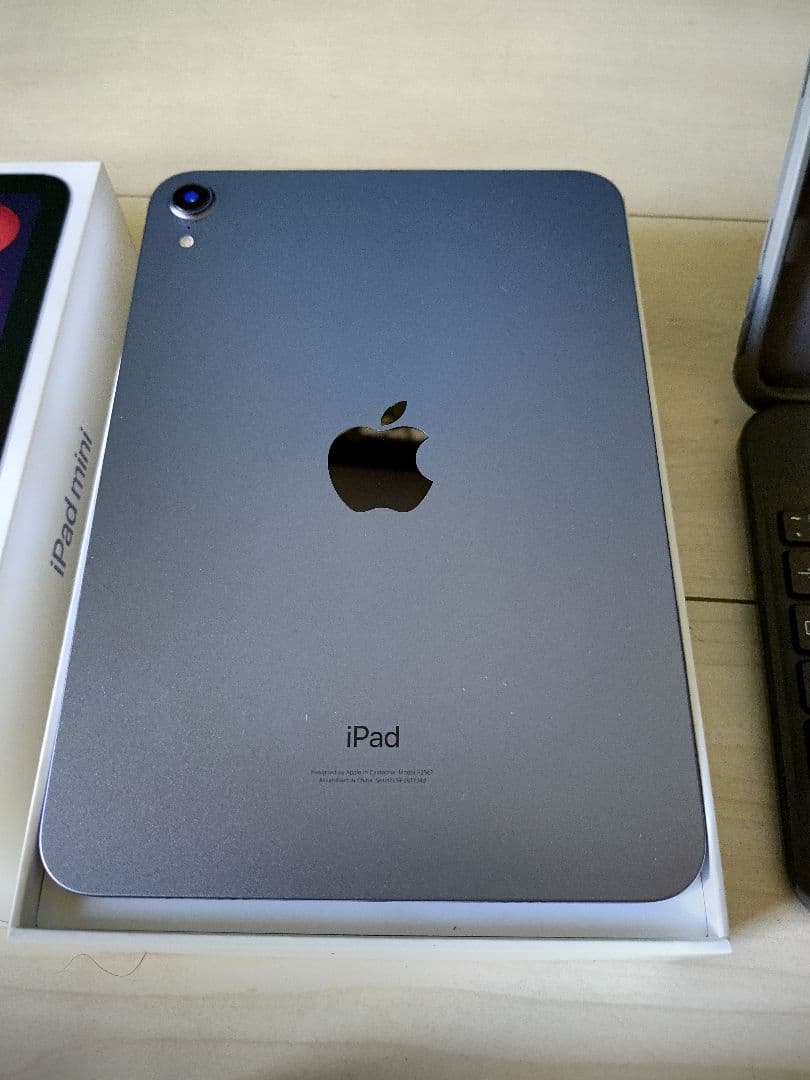 iPadmini第6世代パープルWiFiモデルPencil、ケース、キーボード付 iPad