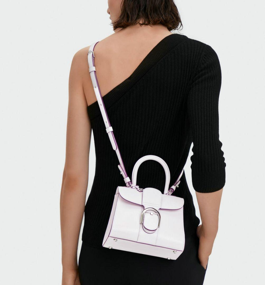 デルヴォー delvaux ブリヨン ミニ シルクラベンダー