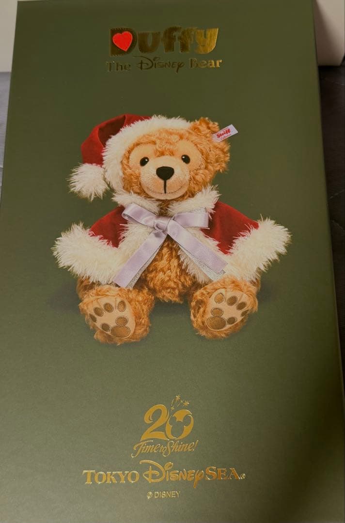 ダッフィー シュタイフ クリスマス TDS限定 20周年 ぬいぐるみ