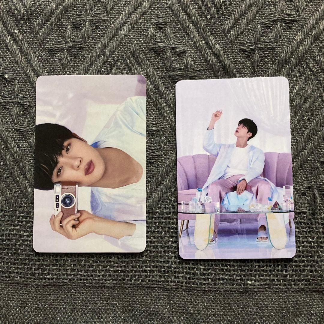 JIN ジン 韓国限定 BTS BE 未公開 ラキドロ トレカ2枚