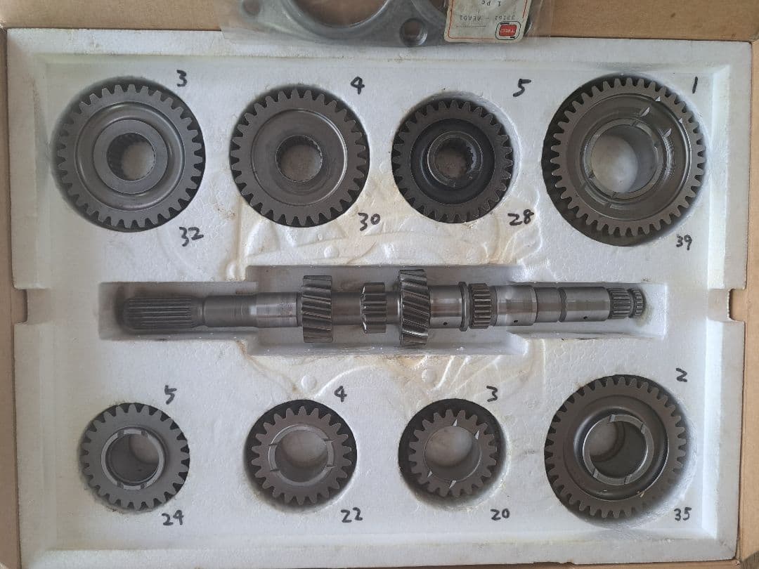 TRDクロスミッション C56•C52用タイプB中古③ 耐久確認で850Km使用