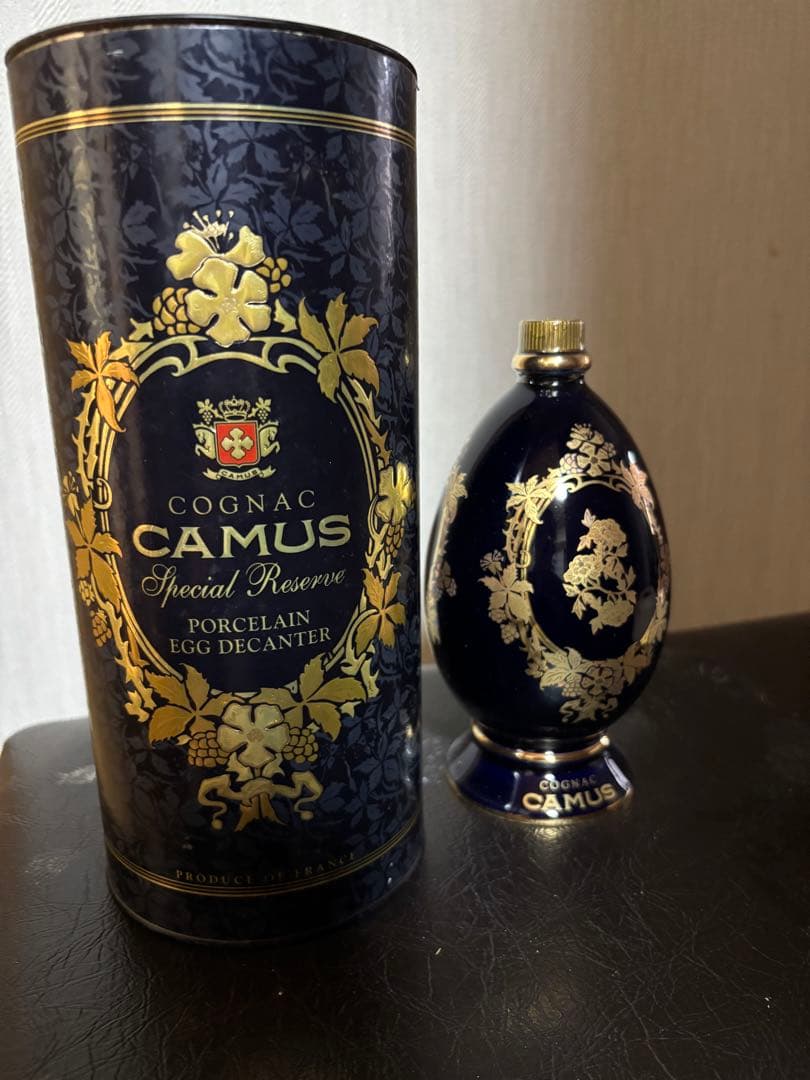 COGNAC CAMUS スペシャルリザーブ ポーセリン エッグデキャンタ カミュ スペシャル リザーブ エッグデキャンタ が買取入荷しました