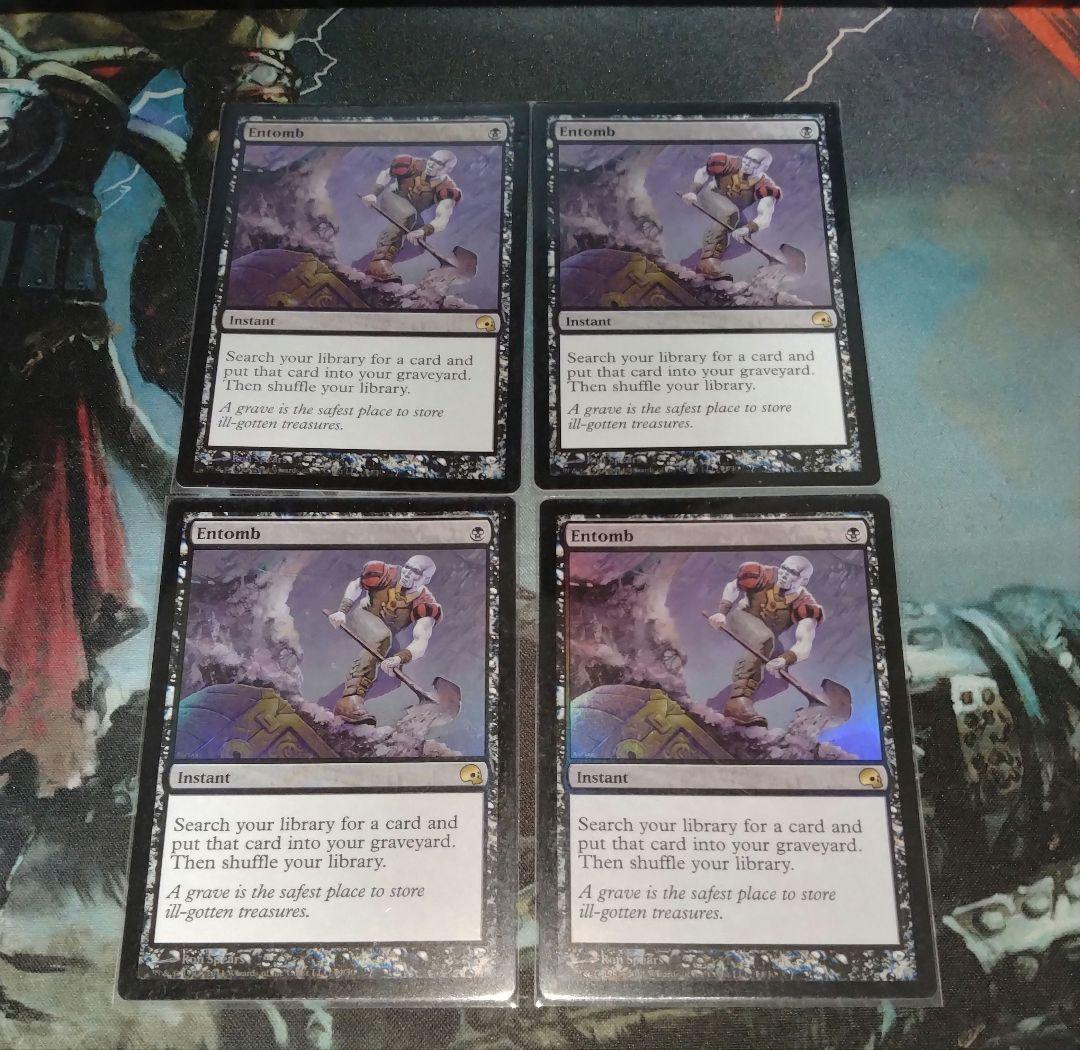 4枚セット【Foil】納墓 アモンケットマスターピース 希少 限定品 MTG 4