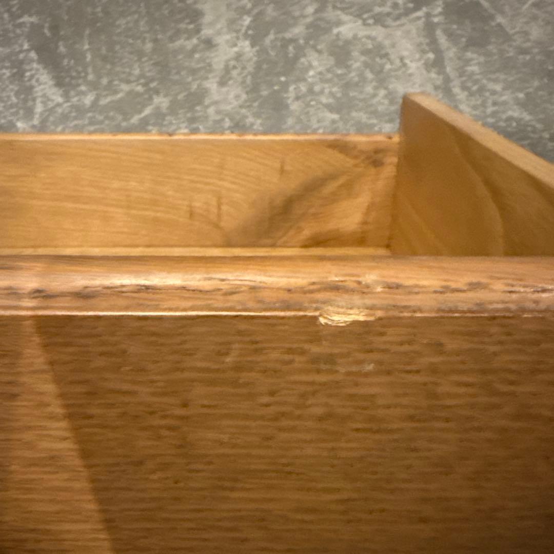 ヴィンテージ 木製サイドテーブル 引き出し付き 1