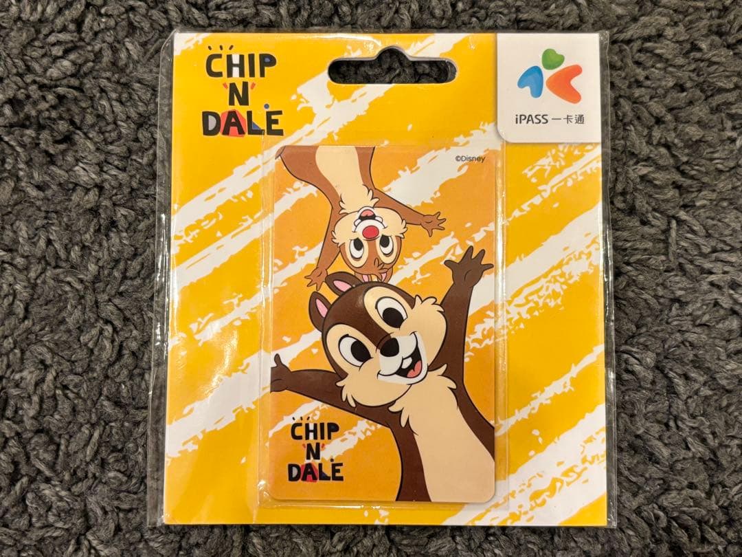 台湾限定】チップとデール 一卡通 ICカード 交通カード 二枚セット