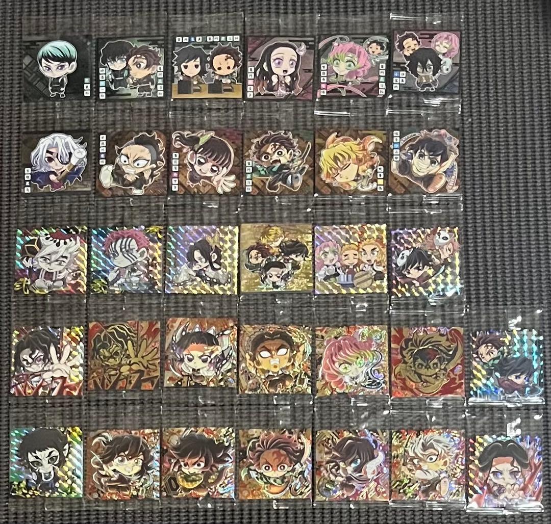 鬼滅の刃 ディフォルメシールウエハース 其ノ十三 全32種 フルコンプ 鬼