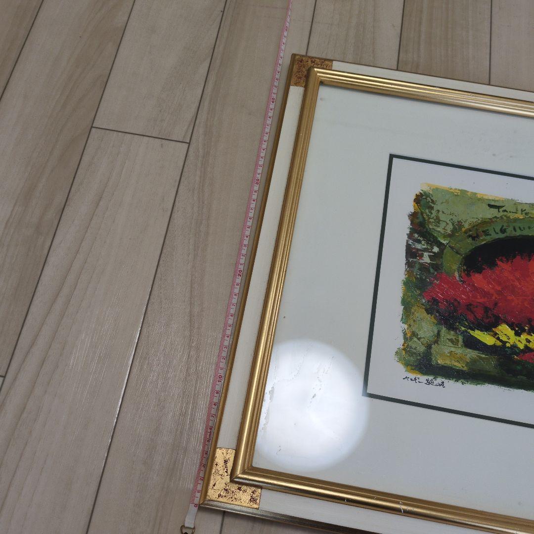 石岡剛 油彩画 ベルギー窓辺の花