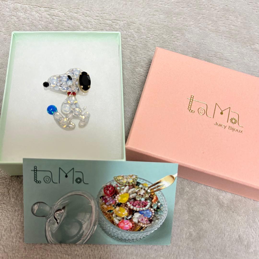 tama juicy bijoux 】三越伊勢丹限定スヌーピー ブローチ - メルカリ