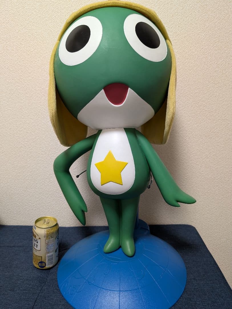 写真追加] でっかいケロロ軍曹の1/1 等身大フィギュア（置き物）で