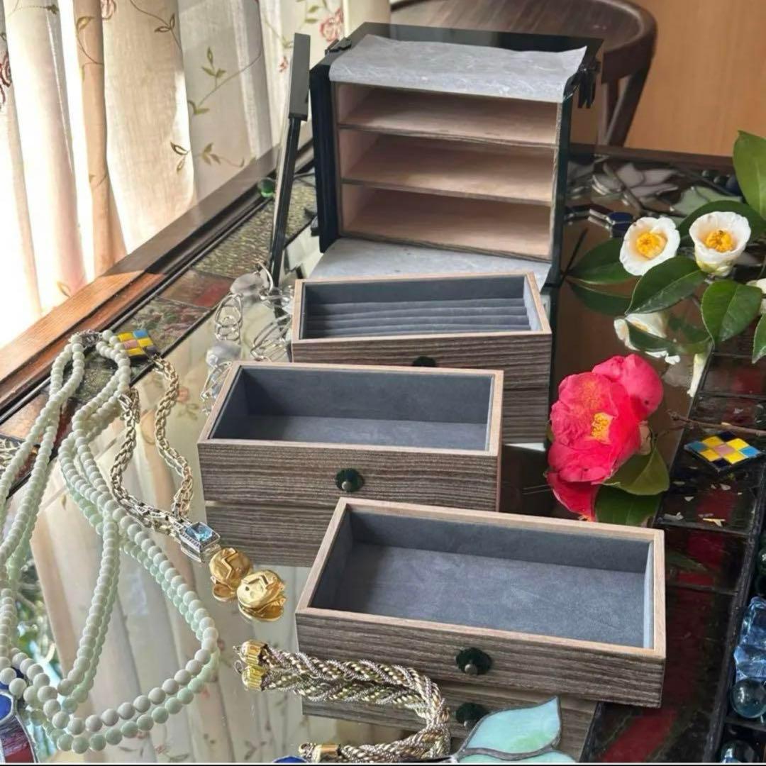 2191様感謝‼️ラストJAPAN輪島螺鈿蒔絵宝石箱「銀河-翠みどり」1点　愛蔵品