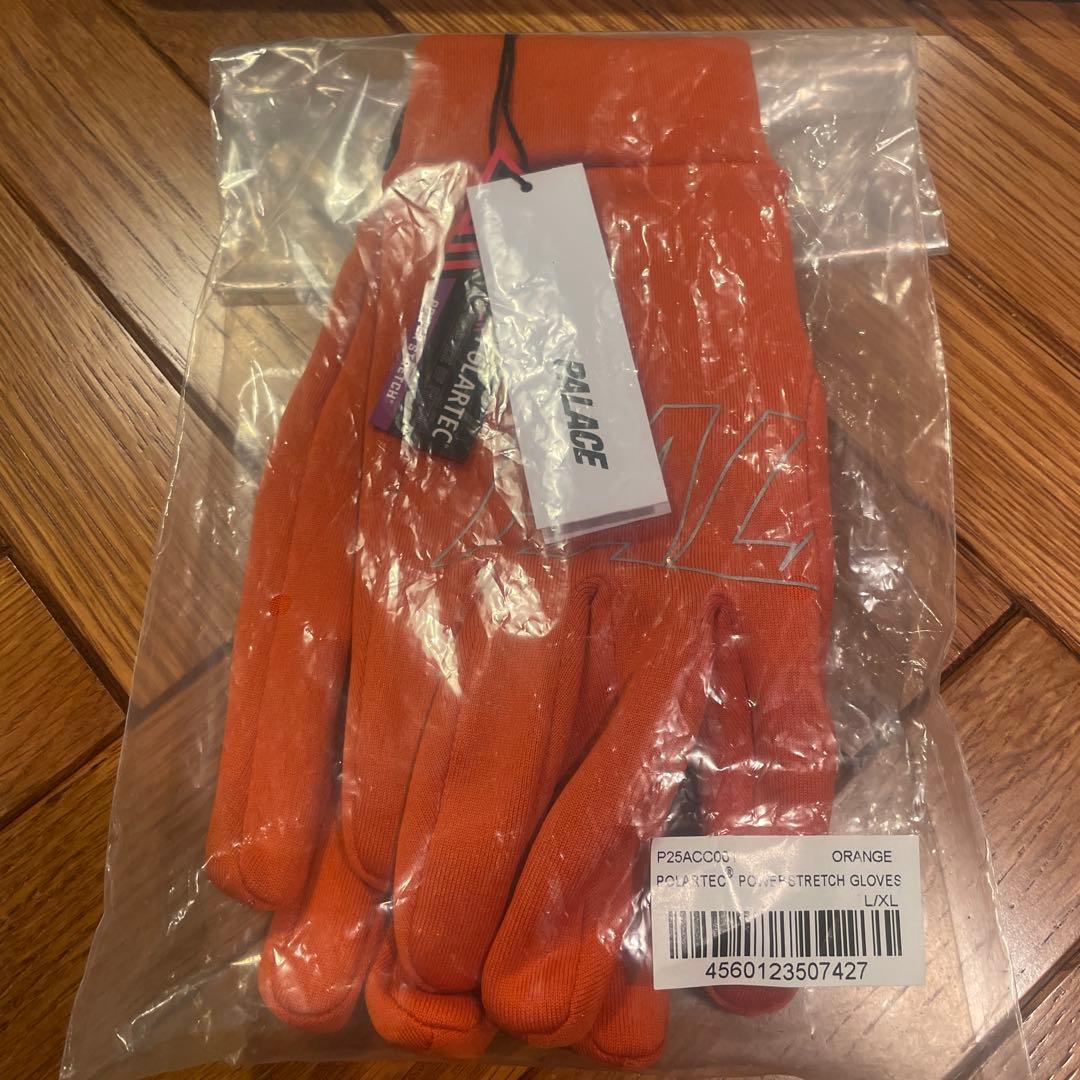 Palace POLARTEC POWERSTRETCH 手袋 オレンジ