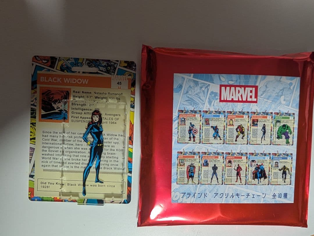 マーベル アクリルキーチェーン　全10種