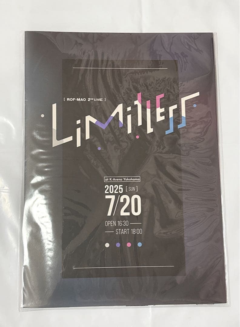 ROF-MAO S席 入場特典 フォトブックレット ろふまお ロゴ