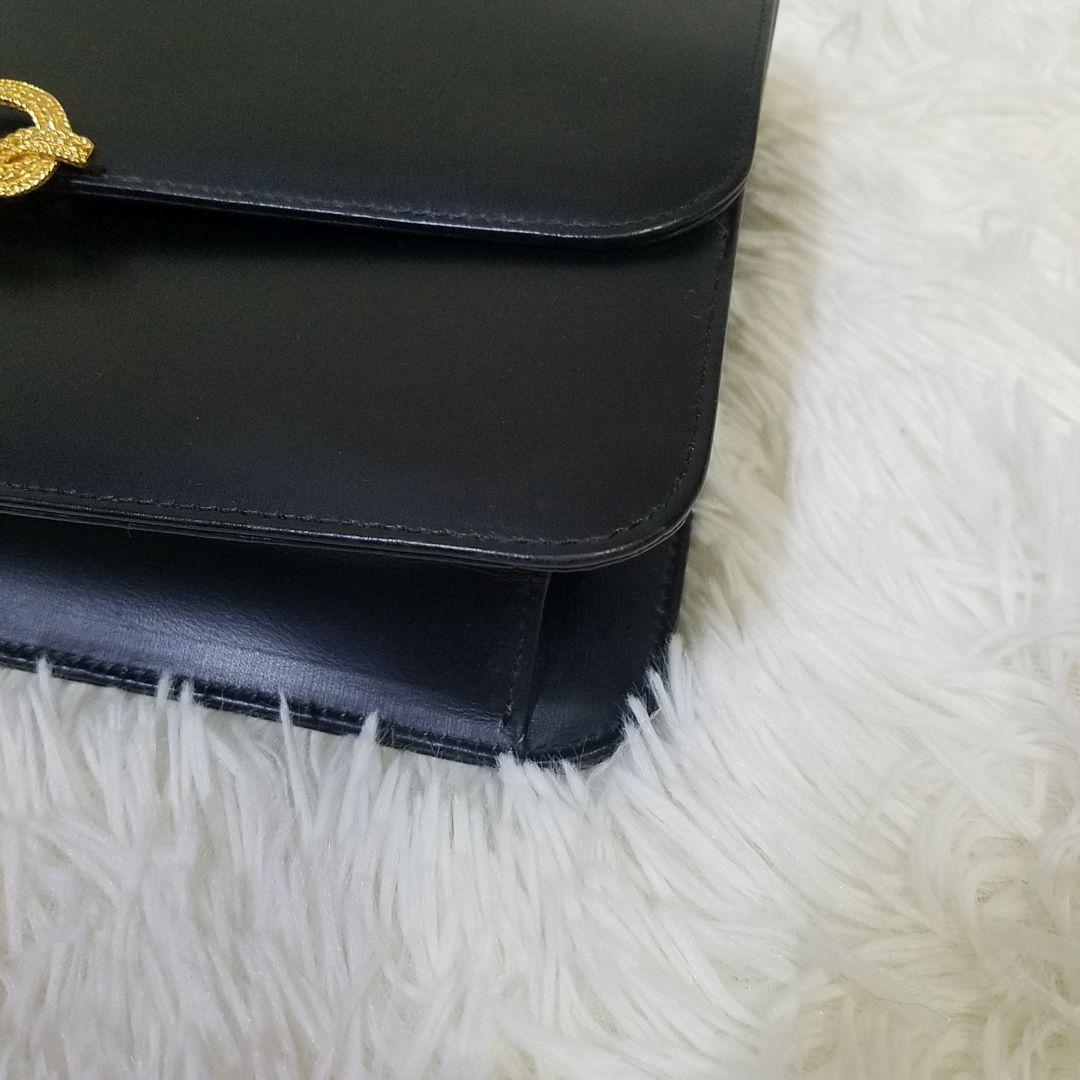 【極美品】傳濱野 ハンドバッグ フォーマル レザー ゴールド金具 黒