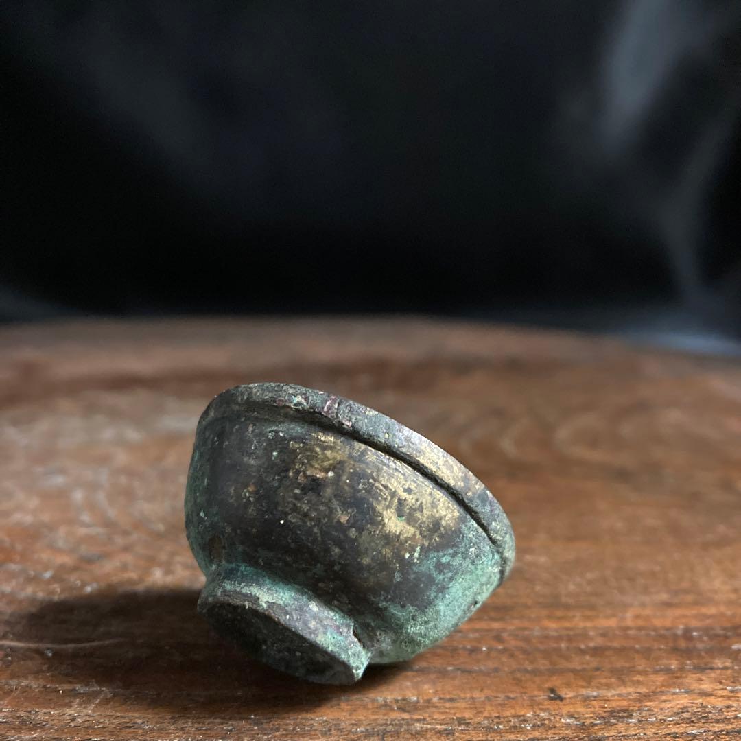 新年赤札セール❗️【ギャラリー三益】古美術　唐代鍍金青銅盃