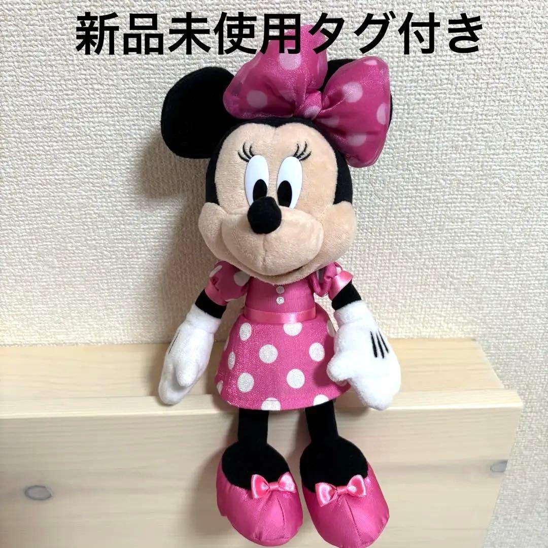 新品未使用タグ付き ミニーの日 ぬいぐるみチャーム ピンク - メルカリ