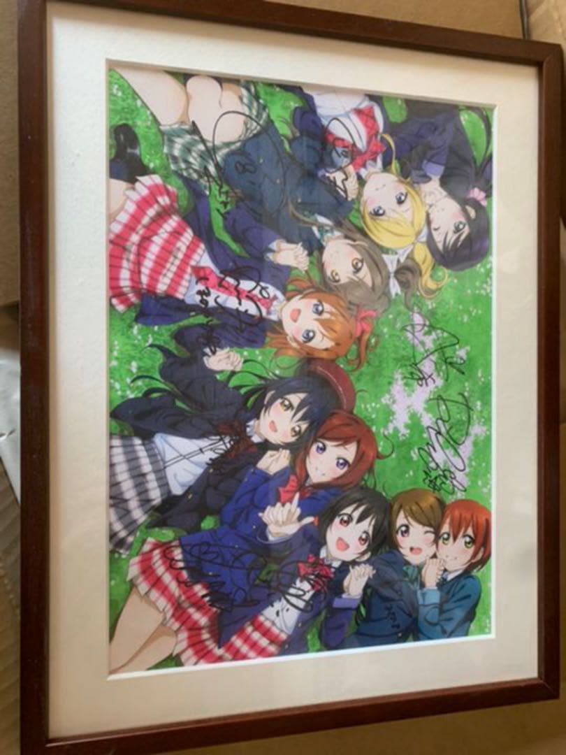 ラブライブ！ 直筆サイン入り 複製原画 ラブライブ！ μ's直筆サイン