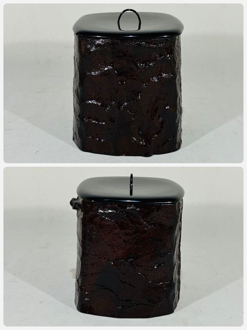 輪島塗　慶塚作　欅皮　水指　美品　共箱　茶道具　送料込