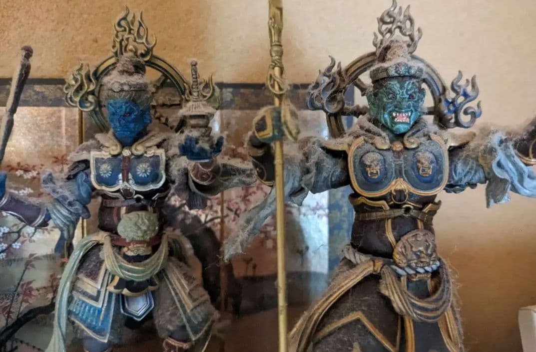 タケヤ師可動仏像・持国天、増長天、広目天、多聞天四天王像フィギュア 4体セット