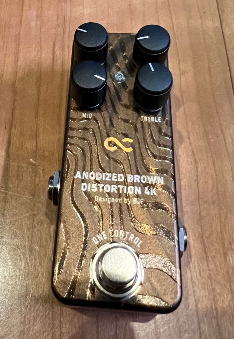 ONE CONTROL ANODIZED BROWN DISTORTION 4K - メルカリ