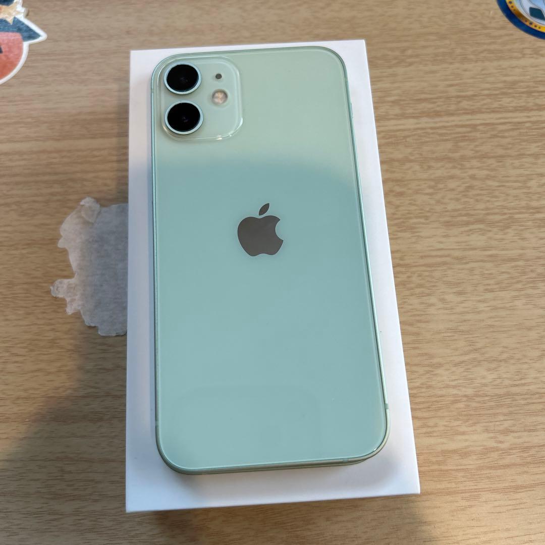 美品】Iphone 12 mini Green 128G Simフリー