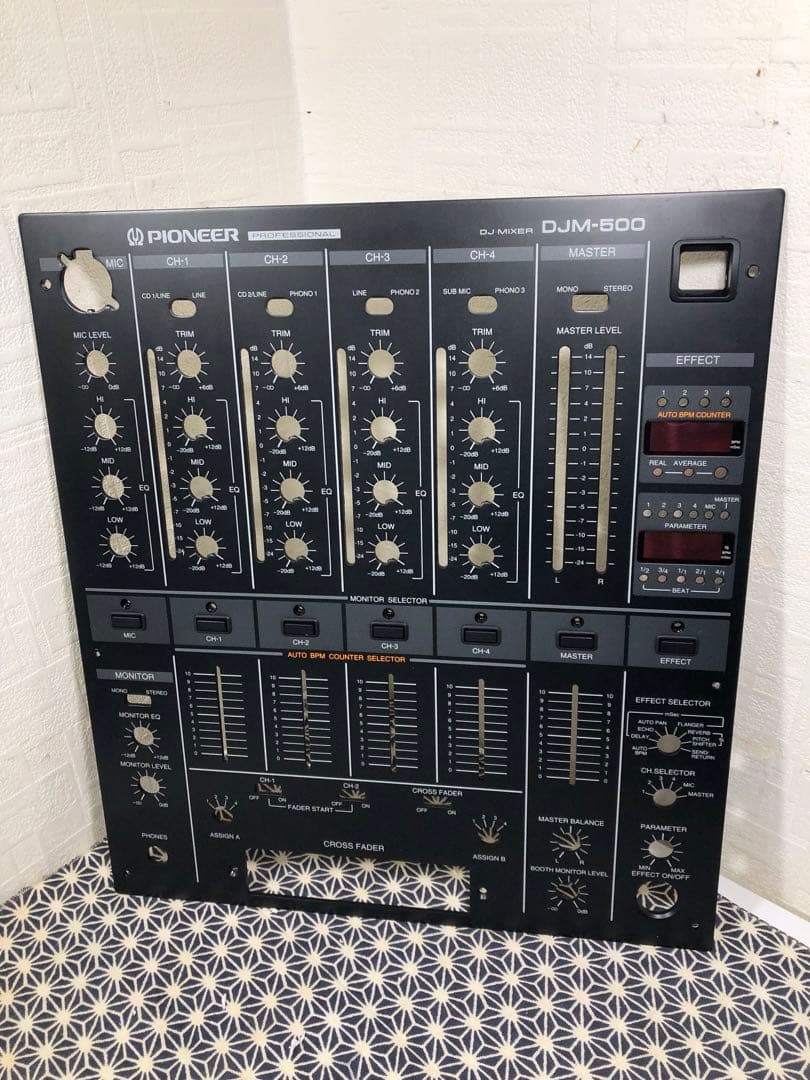 pioneer dj パイオニア DJM-500 フェーダーメンテナンス