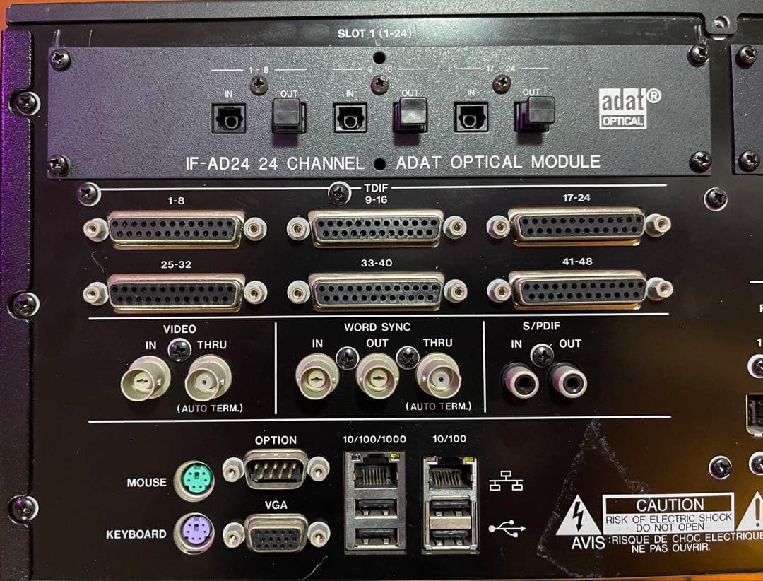 TASCAM X-48 フルI/O仕様（ADAT48ch）ワークステーション