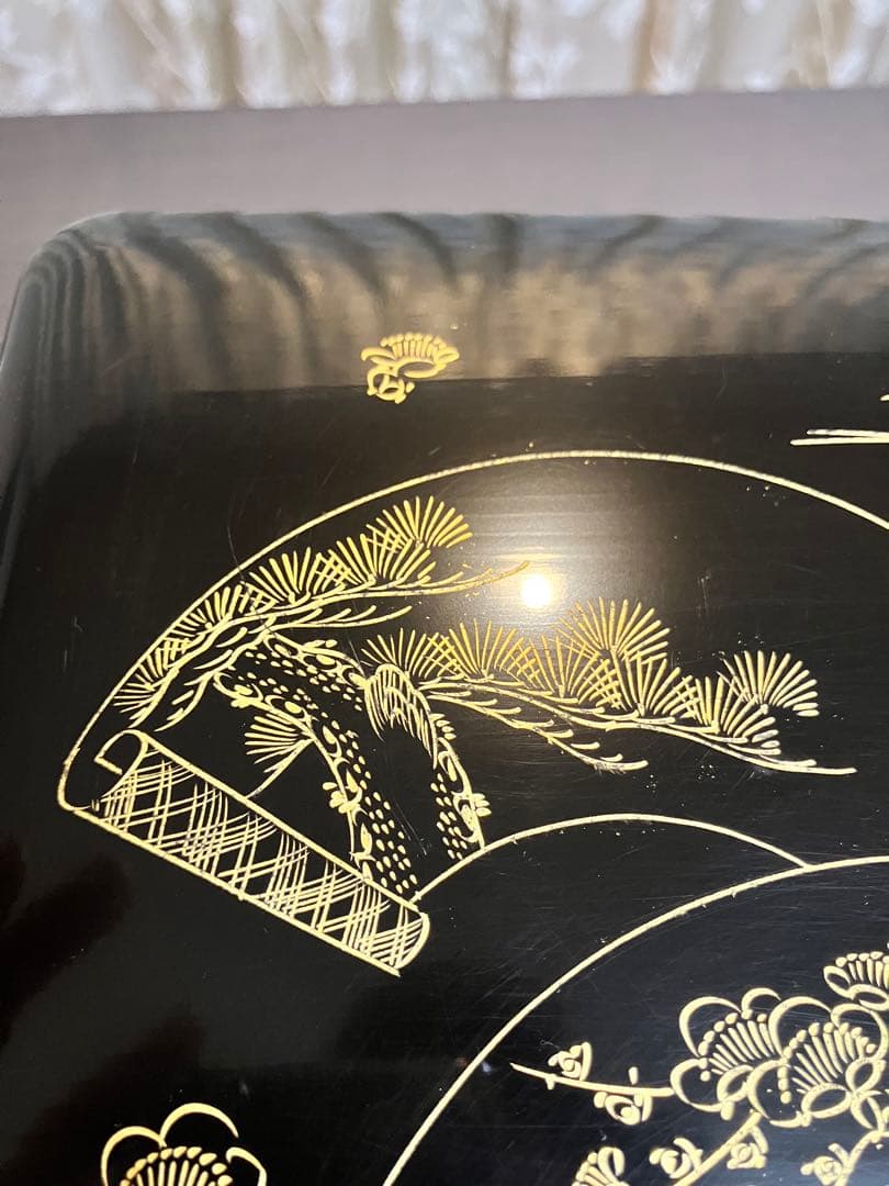 お重箱　三段　漆器　70年以上前の物　　伝統工芸