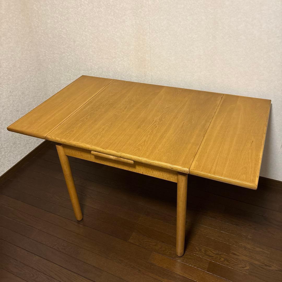 【良品】オールドカリモク ヴィンテージ 伸長式 ダイニングテーブル 希少