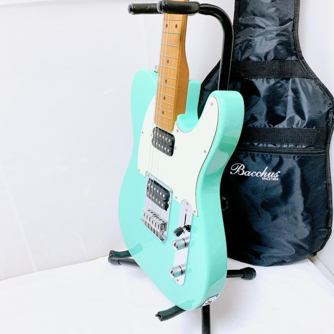 美品 Bacchus バッカス テレキャスター サーフグリーン メンテナンス済