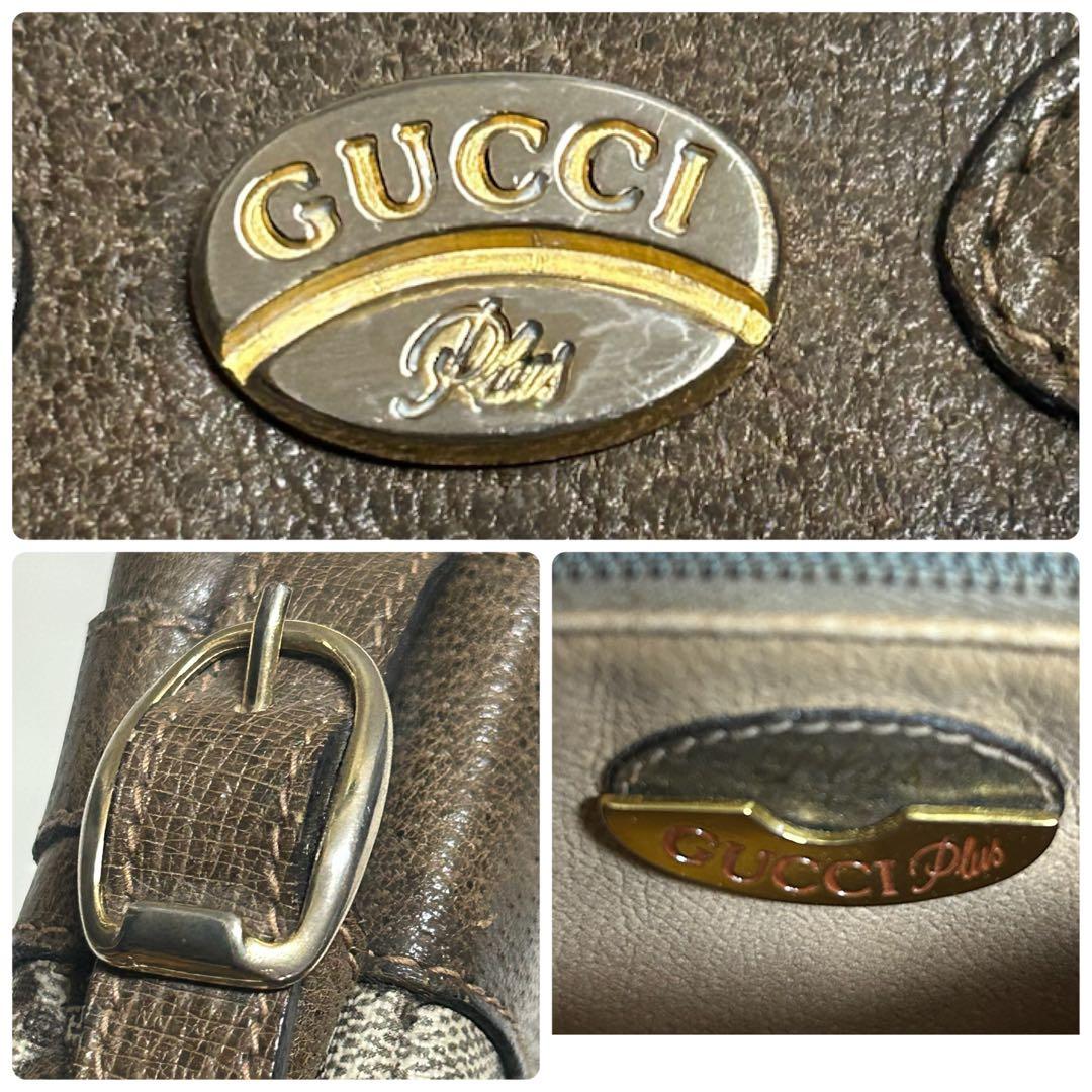 GUCCI✨ショルダーバッグ 2室 GGスプリーム ロゴ金具ギャランティーカード