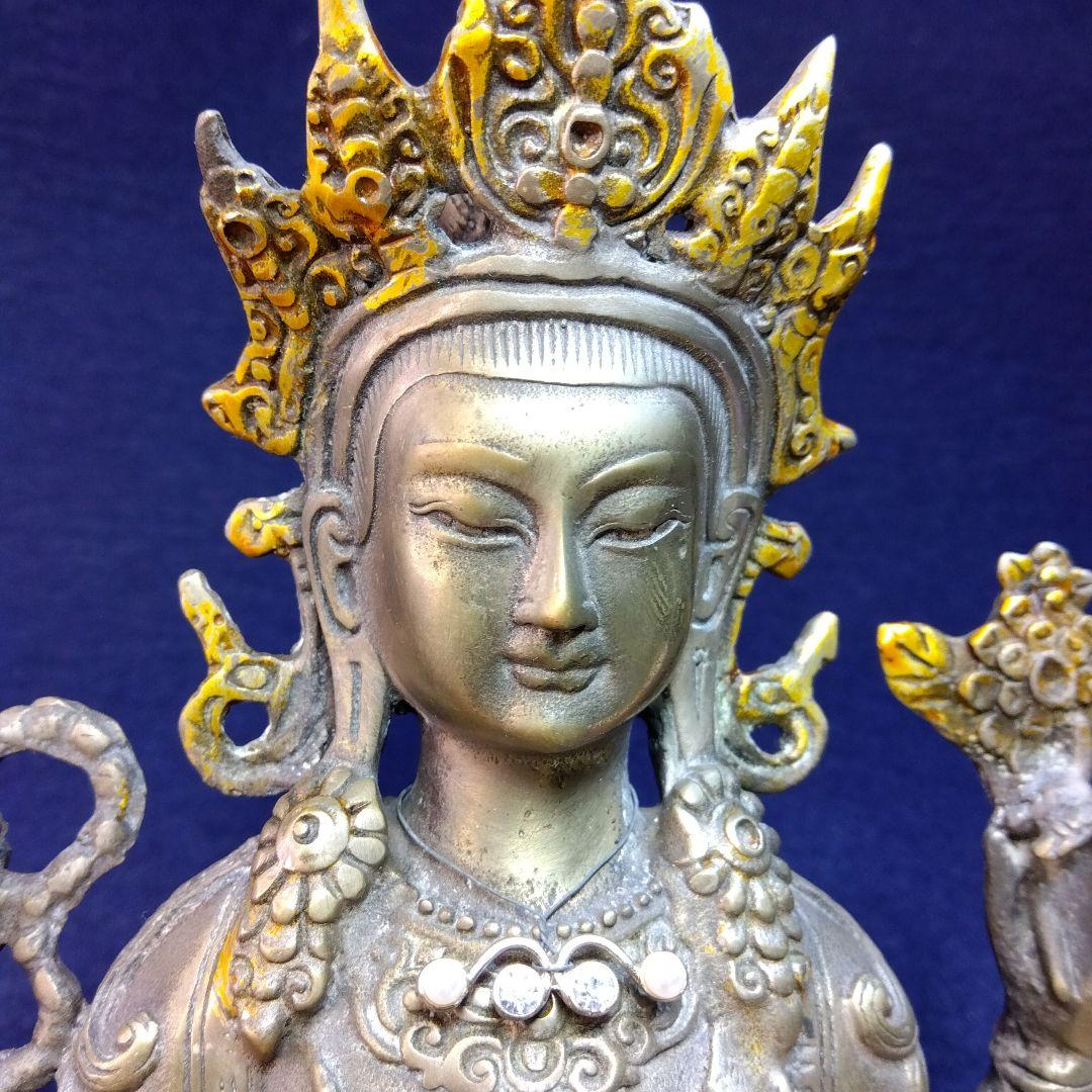 チベット仏像 四肩観世音菩薩
