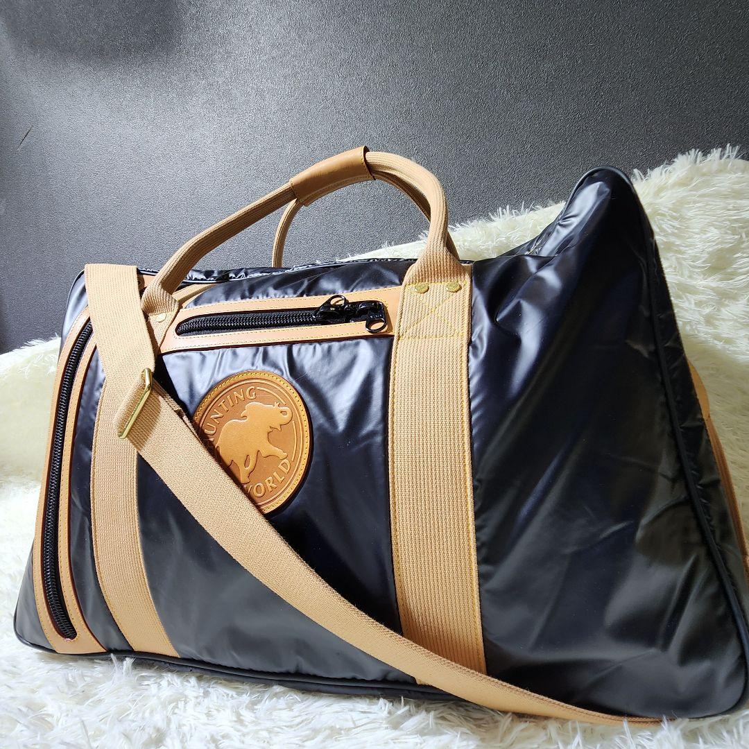 ○☆新品 未使用 HUNTING WORLD ボストンバッグ 2WAY 大容量