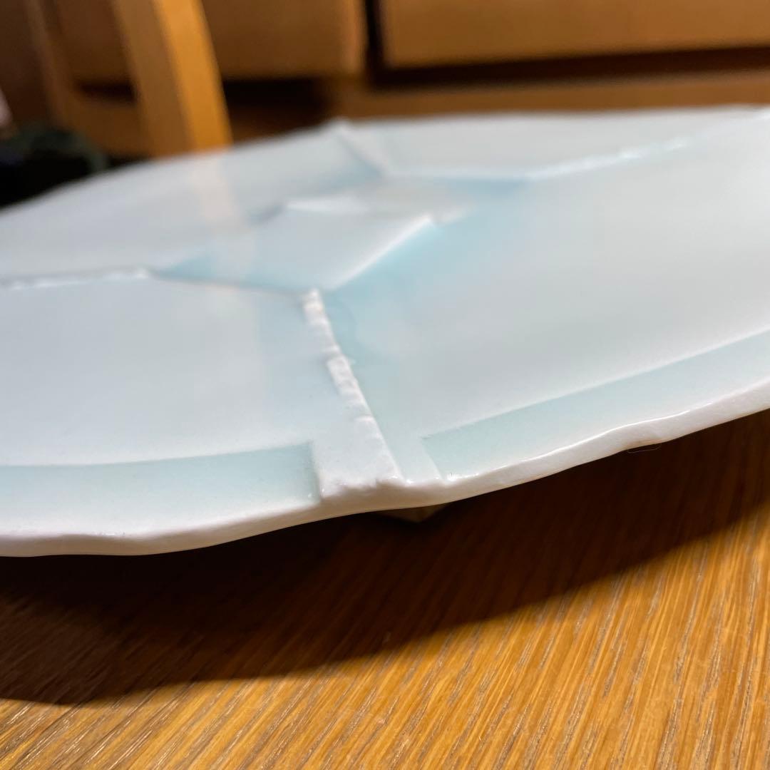 吉川正道青白磁飾り皿