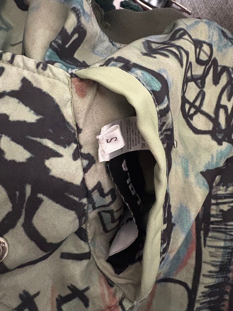 ジャケット・アウター mowalola graffiti bomber jacket