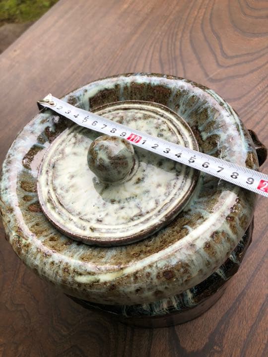 田中佐次郎　朝鮮唐津　水指　茶道具② k