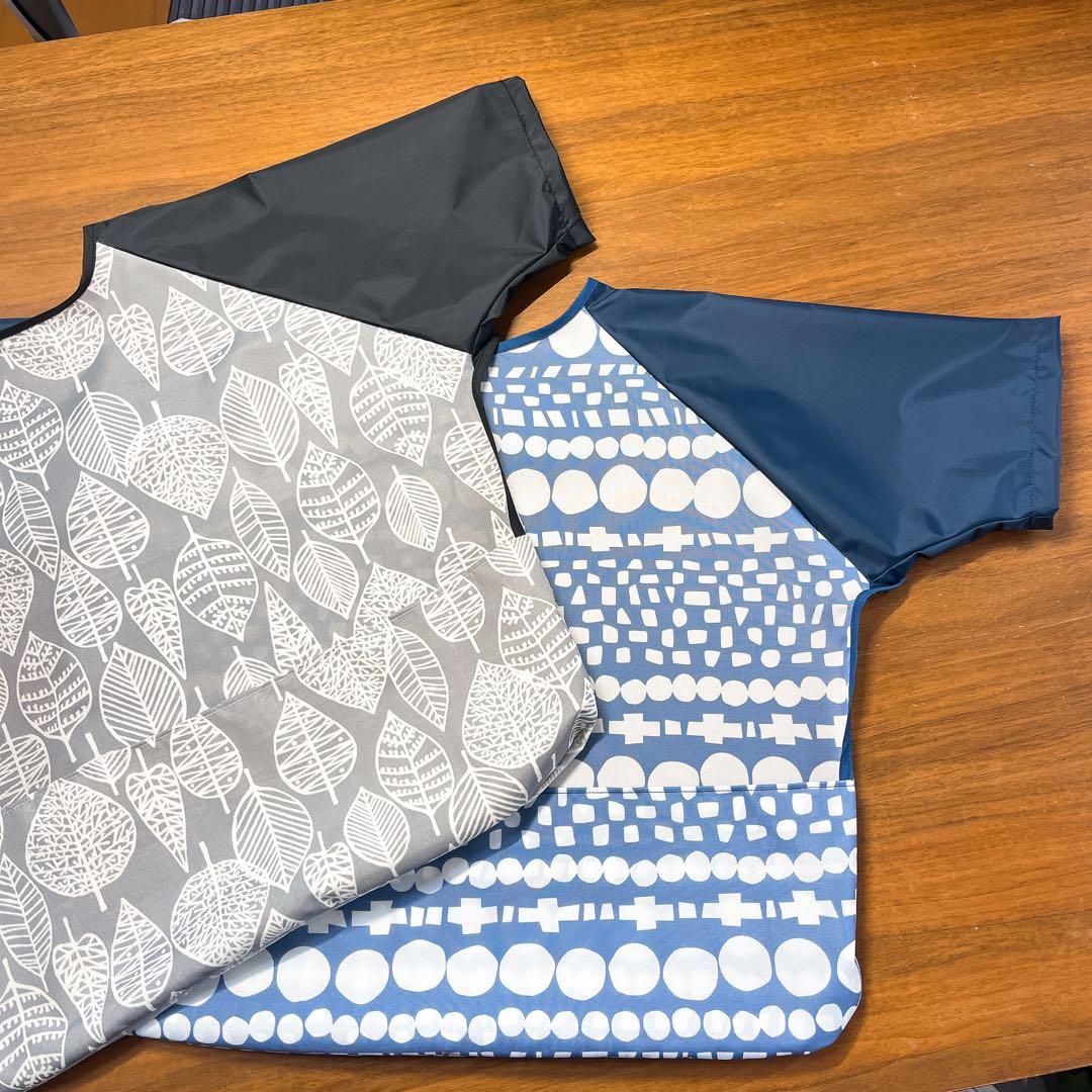 ☆asumi☆ お食事エプロン 長袖 スタイ